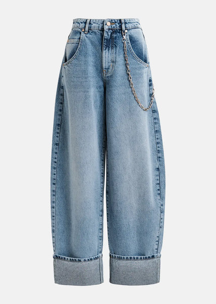 【HI FI FNK】Destoryed Balloon Denim HI FI FNK】Destoryed Balloon Denim