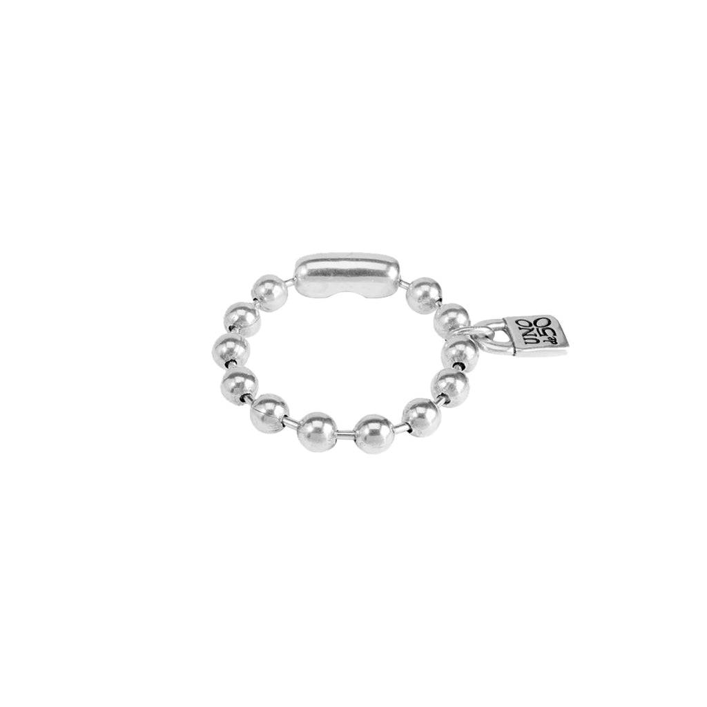 Silver beads bracelet