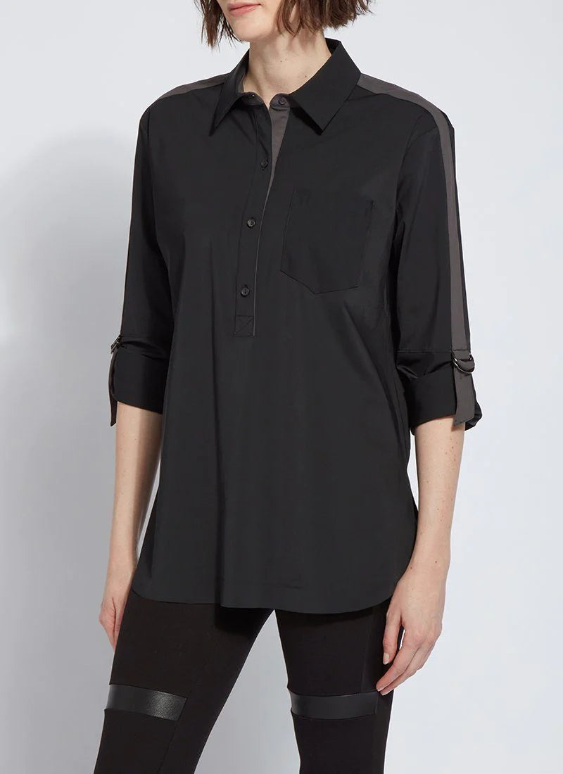 Gatherer Roll Sleeve Top