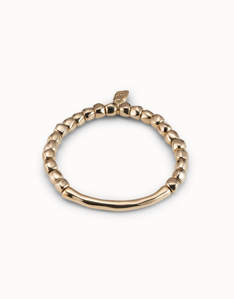 Gold-plated handmade bracelet
