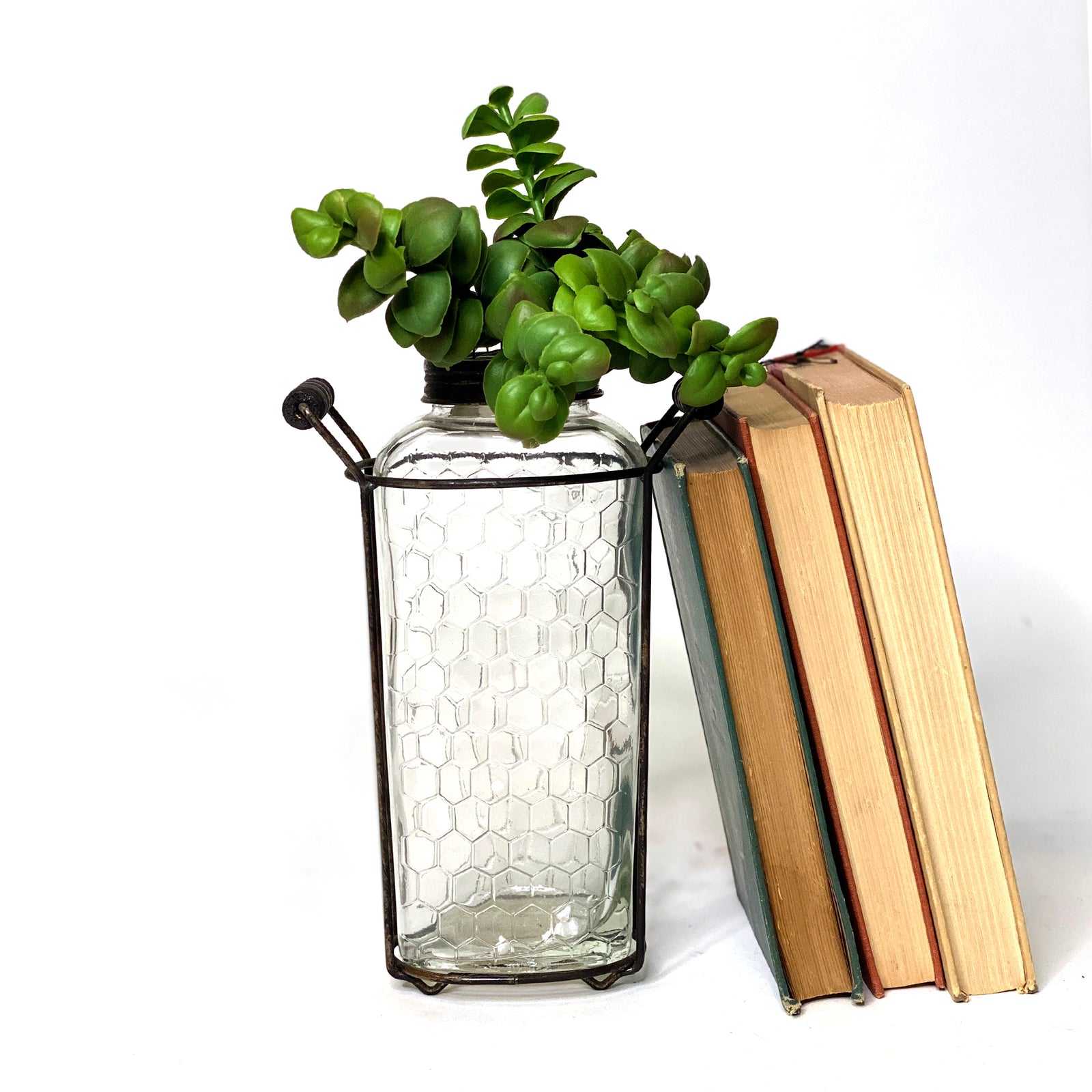 Glass Vase with Lid