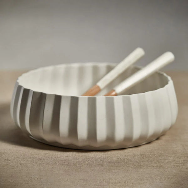 Wavy Ceramic Bowl