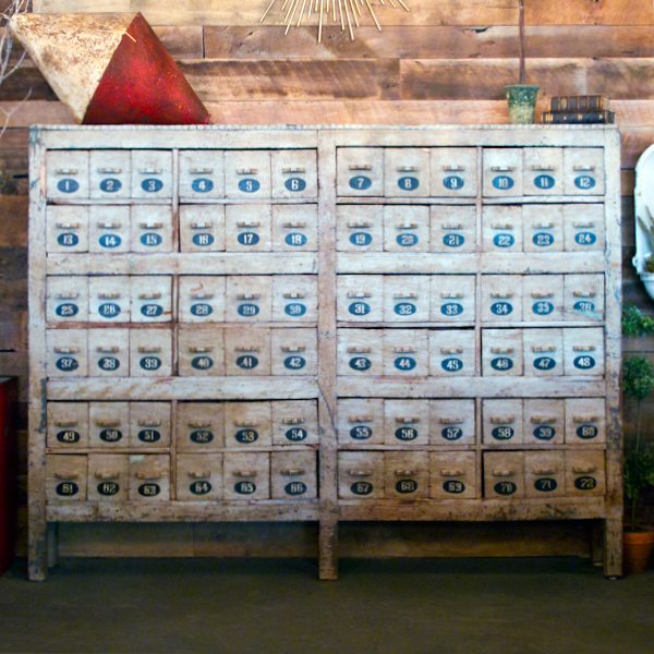 Numbered Drawer Cabinet