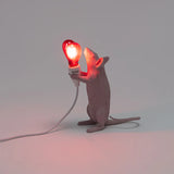 Pink Mouse Lamp