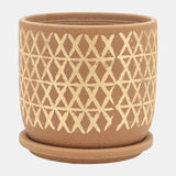 Contemporary Criss Cross Planter 8x8