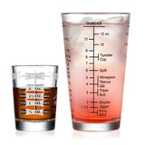 Mixologist Essentials 2-Piece Measuring Glass Set