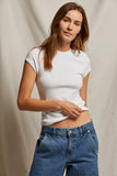 Jude ribbed baby tee