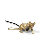 Gold Plated Mouse Resin Night Light Set of 3