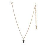Single Mini Cross Necklace