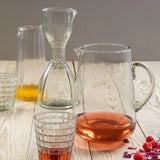 Ruffle Glass Bell Carafe