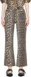 Leopard Betzy Cropped Jeans