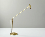 Crane LED Desk Lamp-Brushed Gold