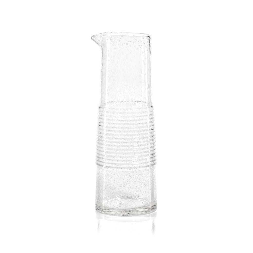 Bubble glass pitcher