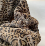Faux fur outdoor blanket - Animal Print