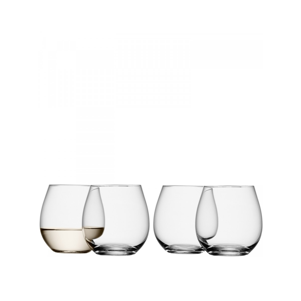 Stemless White Wine Glasses
