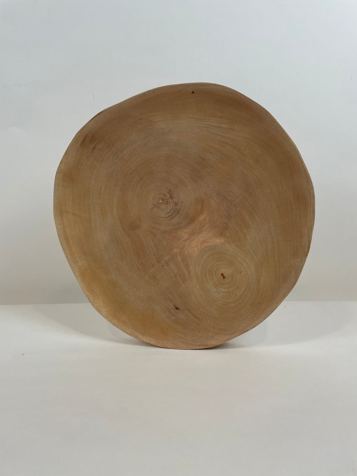 Circular Wooden Charger