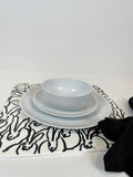 Set of 12 /place setting for 4