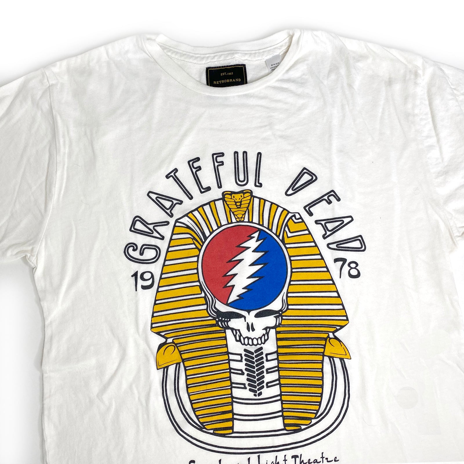 Grateful Dead - SYF Ringer T-Shirt White