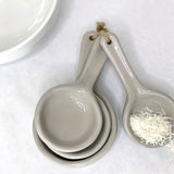 Terra Cotta Measuring Cups, Gray