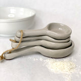 Terra Cotta Measuring Cups, Gray