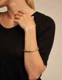 Gold-plated handmade bracelet
