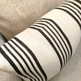 Runway Stripe Light Charcoal Pillow