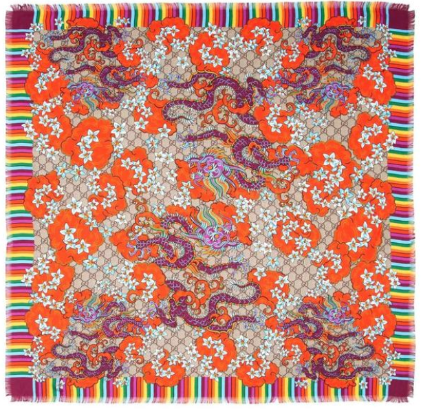 Framed 2025 gucci scarf