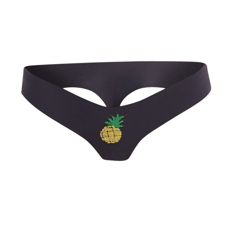 Applique Pineapple Thong