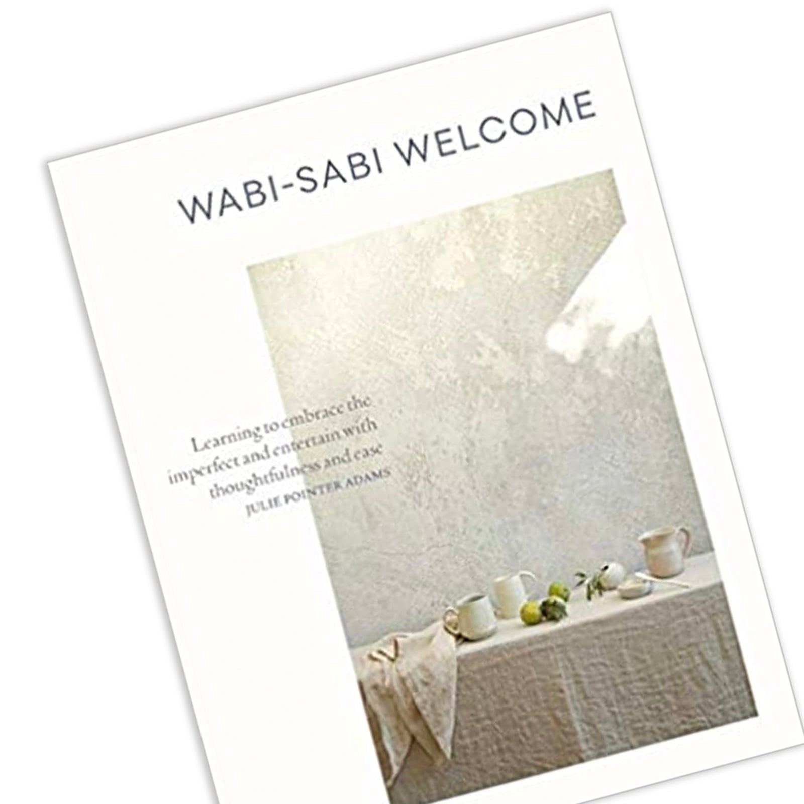Wabi-Sabi Welcome - book